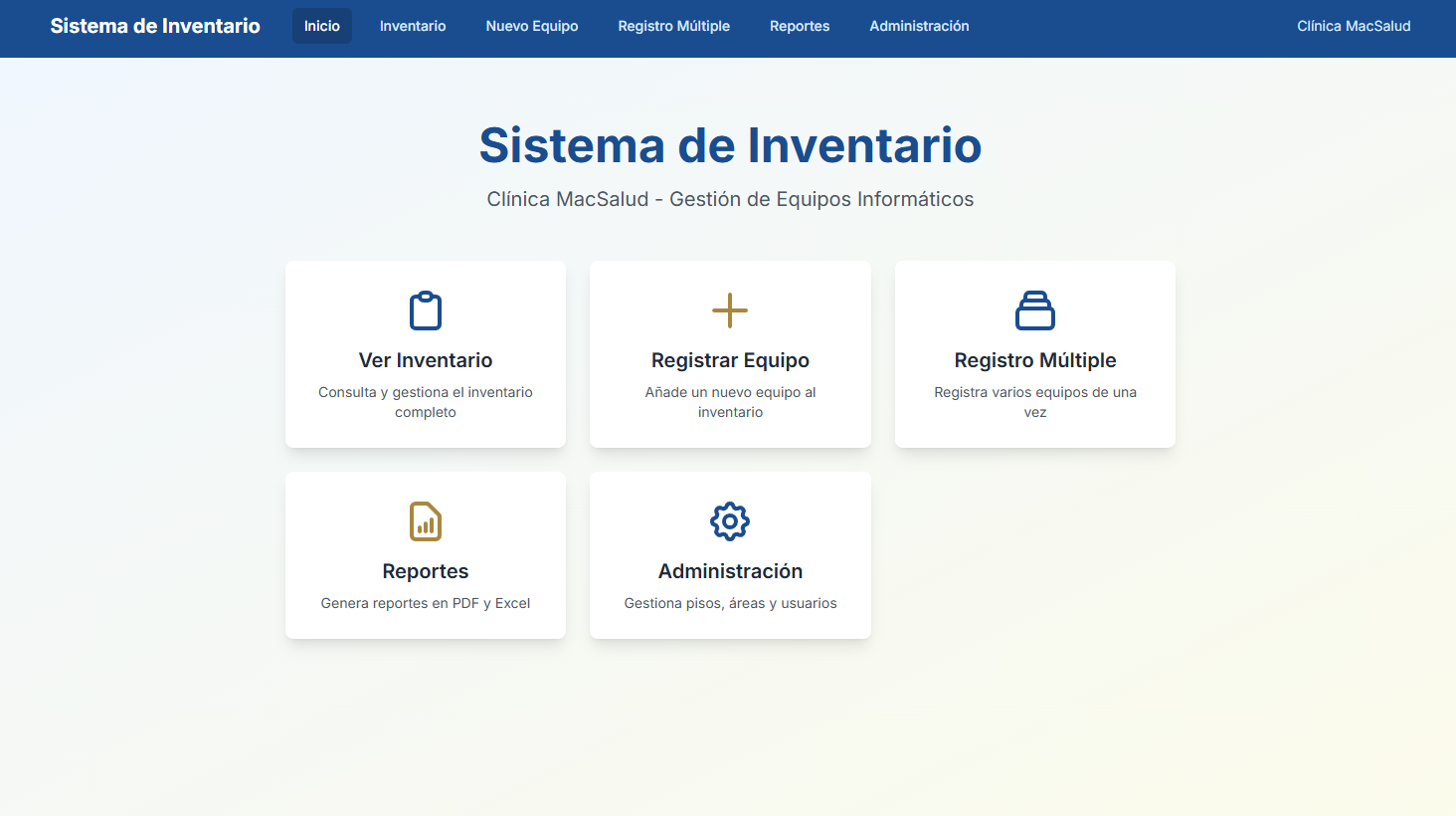 Sistema de Inventario TI